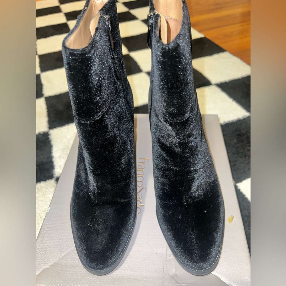 Black Booties- Franco Sarto, Size 8 1/2